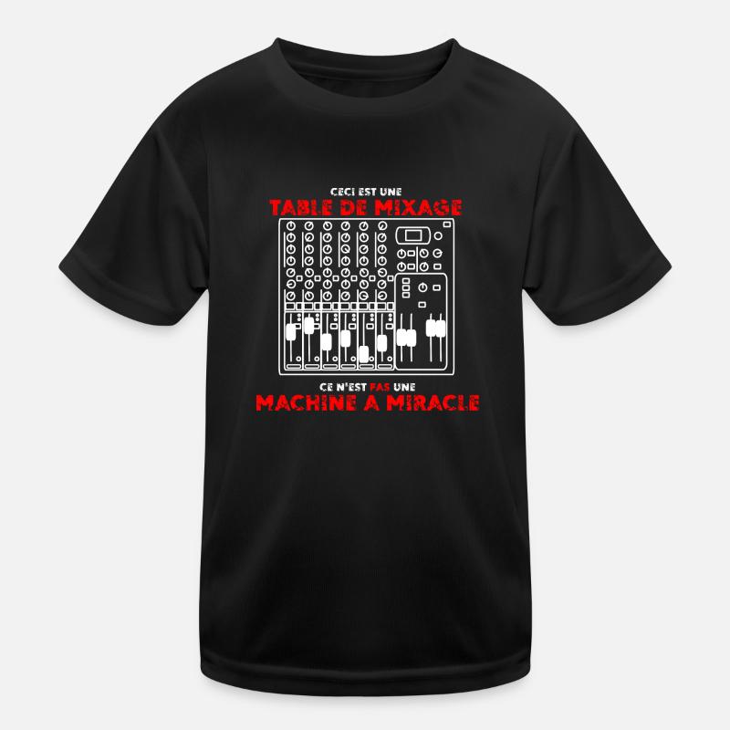 Table de mixage T-shirt sport Enfant