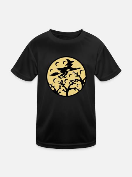 Witch Moon - T-shirt sport Enfant - noir - Devant