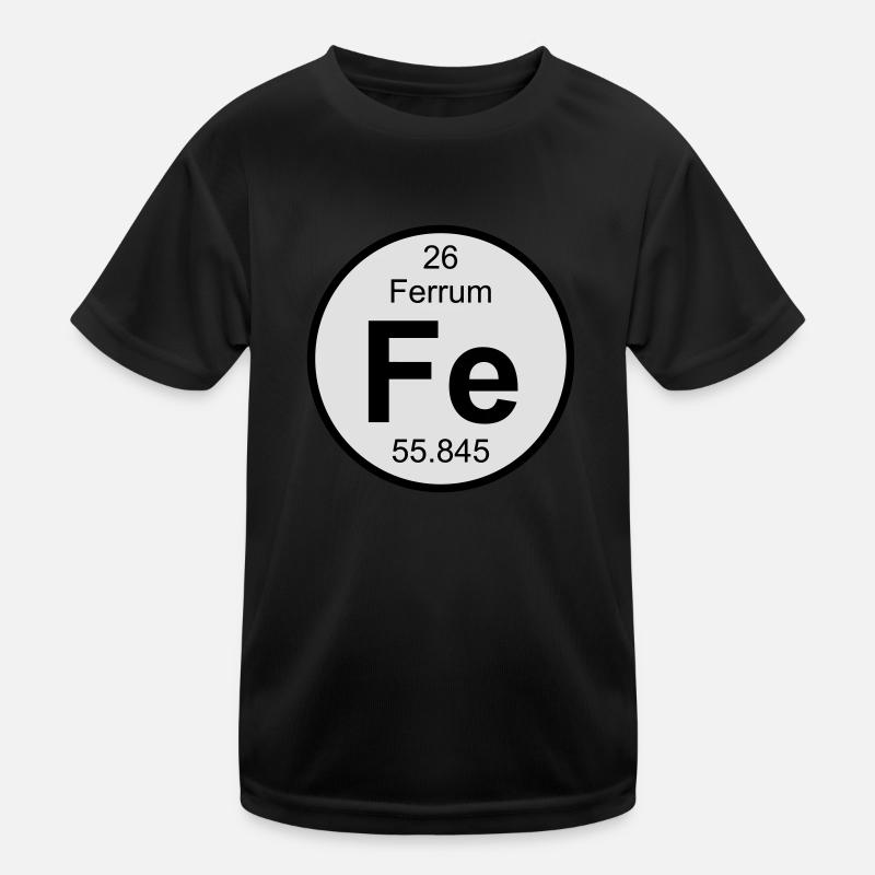 Element 26 - fe (ferrum) - Round (white) T-shirt sport Enfant