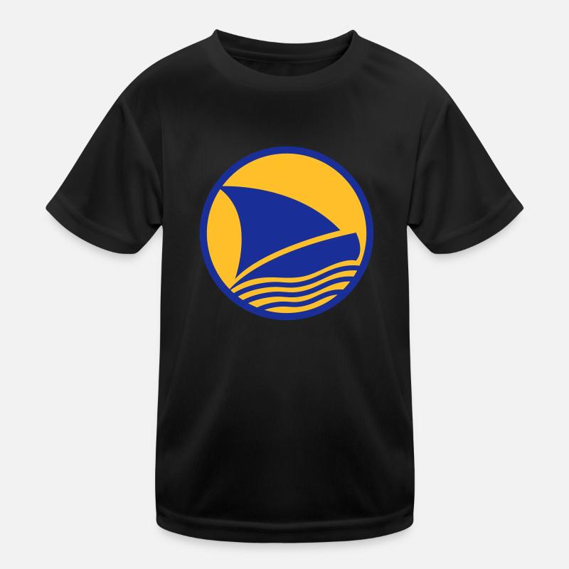 Sailingboat Logo Kids Functional T-Shirt