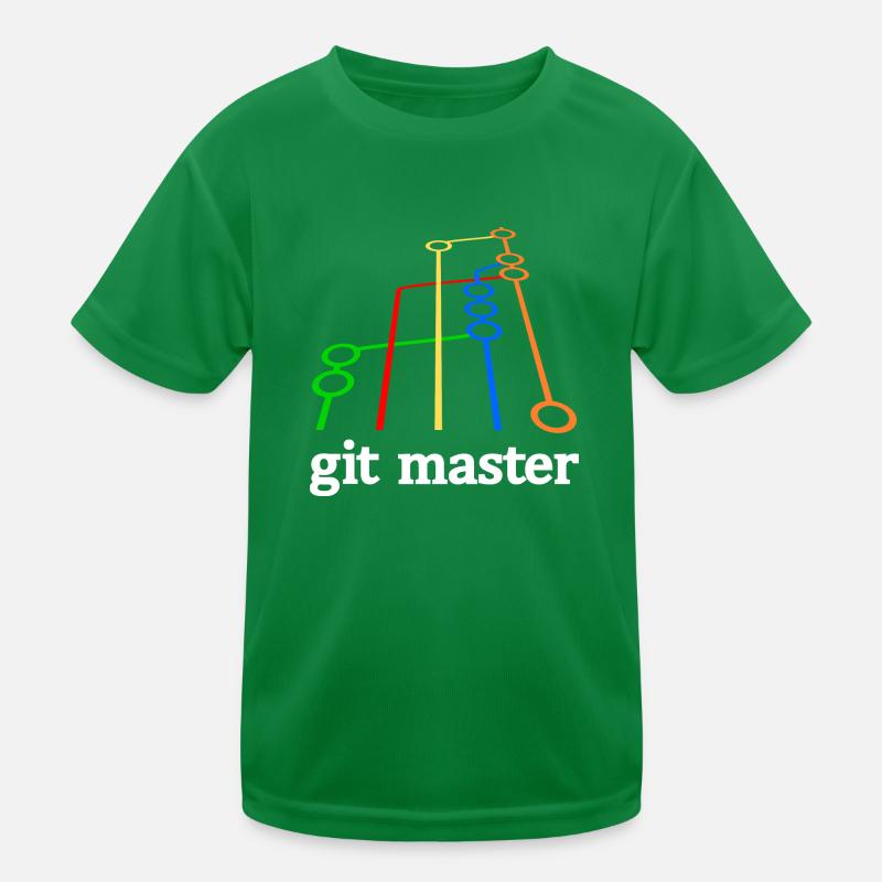 git master vWhite T-shirt sport Enfant