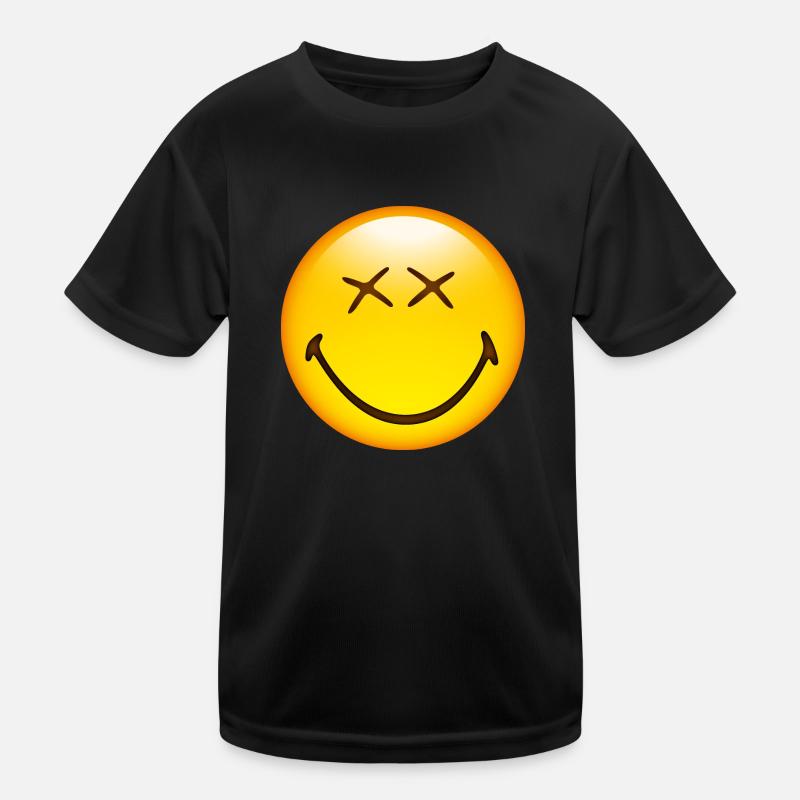 Smiley Happy Kinder Funktions-T-Shirt