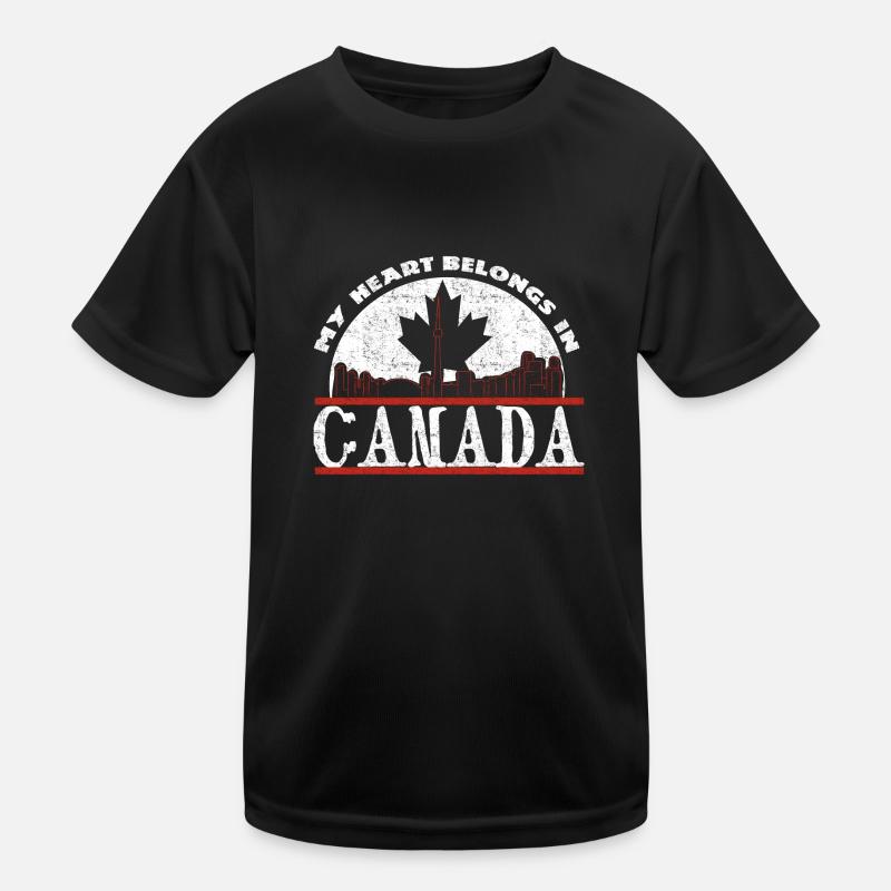 Kanada Kinder Funktions-T-Shirt