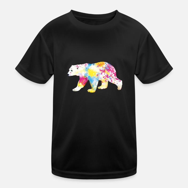 polar bear Kinder Funktions-T-Shirt