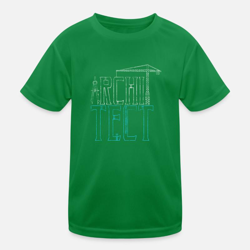 Architect architecture gift Kids Functional T-Shirt