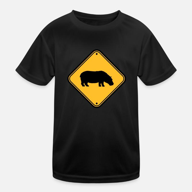 Attention hippo shield Kids Functional T-Shirt