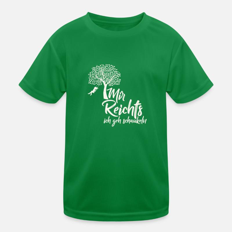 Tree. Swing. Saying. Kids Functional T-Shirt