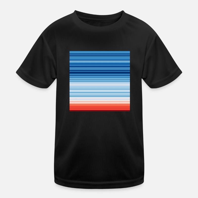 Warming Stripes | Scientists for Future Kids Functional T-Shirt