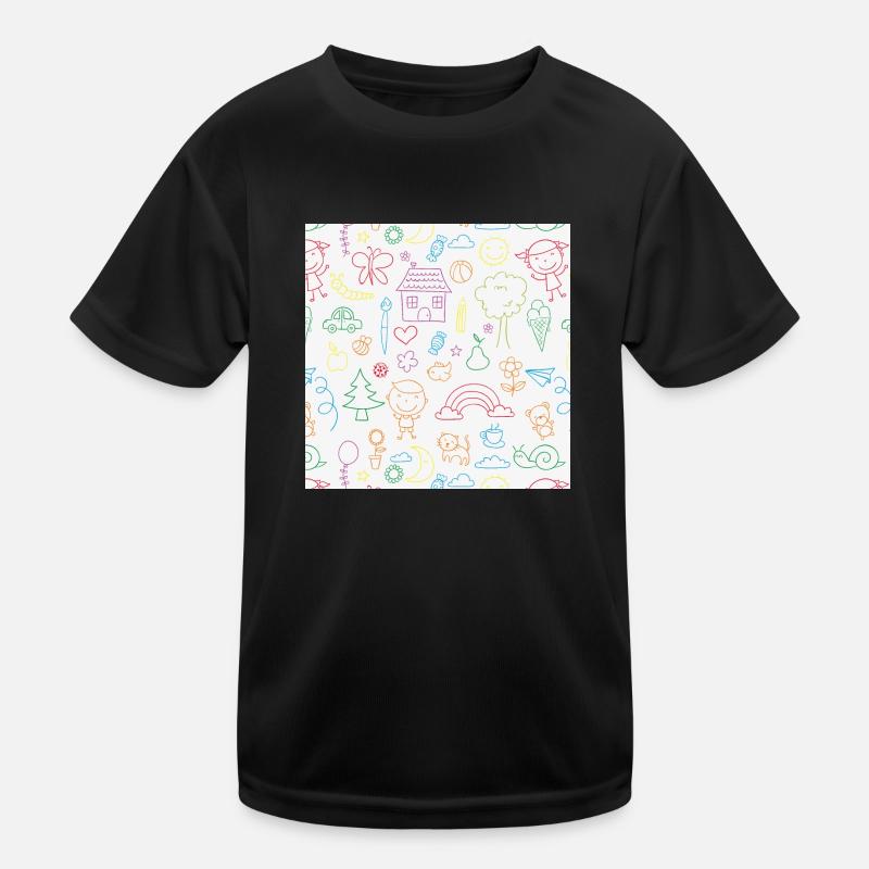 Schule Kinder Funktions-T-Shirt