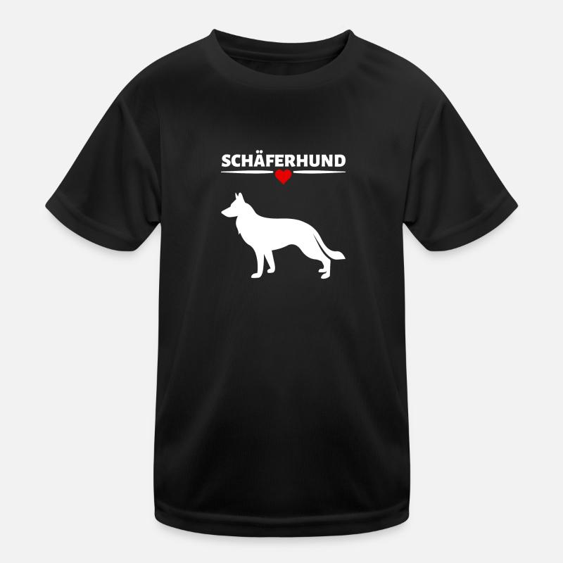Schäferhund Kinder Funktions-T-Shirt