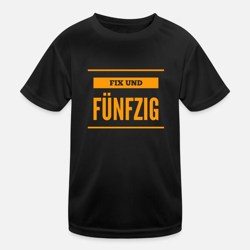 50. Geburtstag Kinder Funktions-T-Shirt