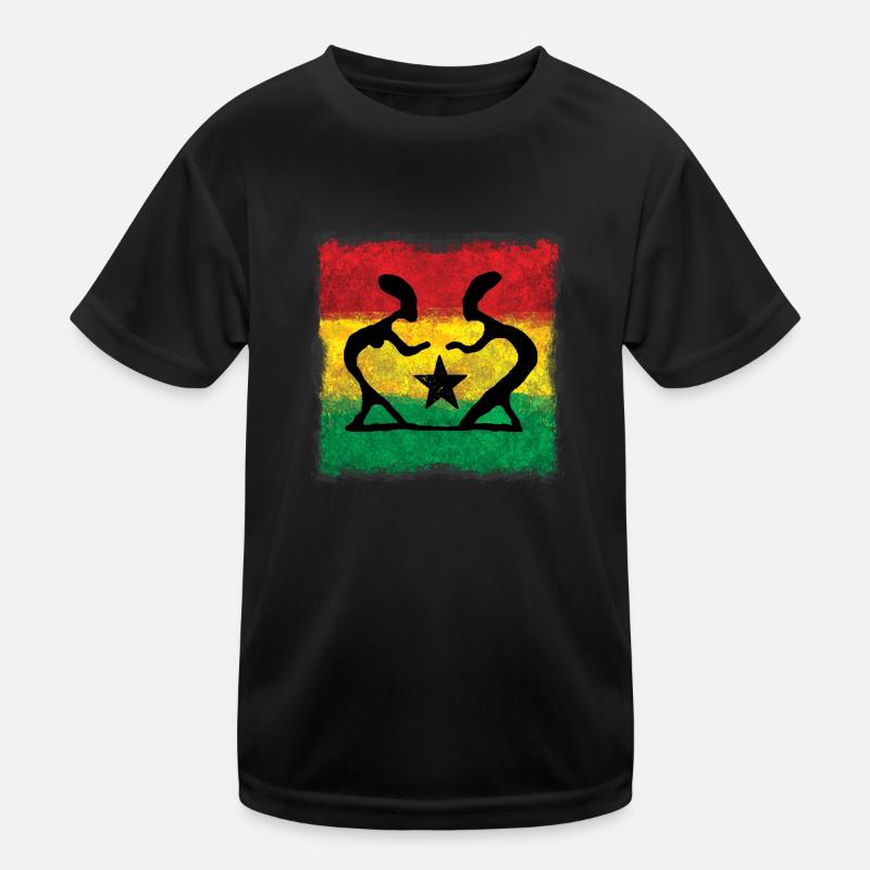 Reggae Tanz Kinder Funktions-T-Shirt
