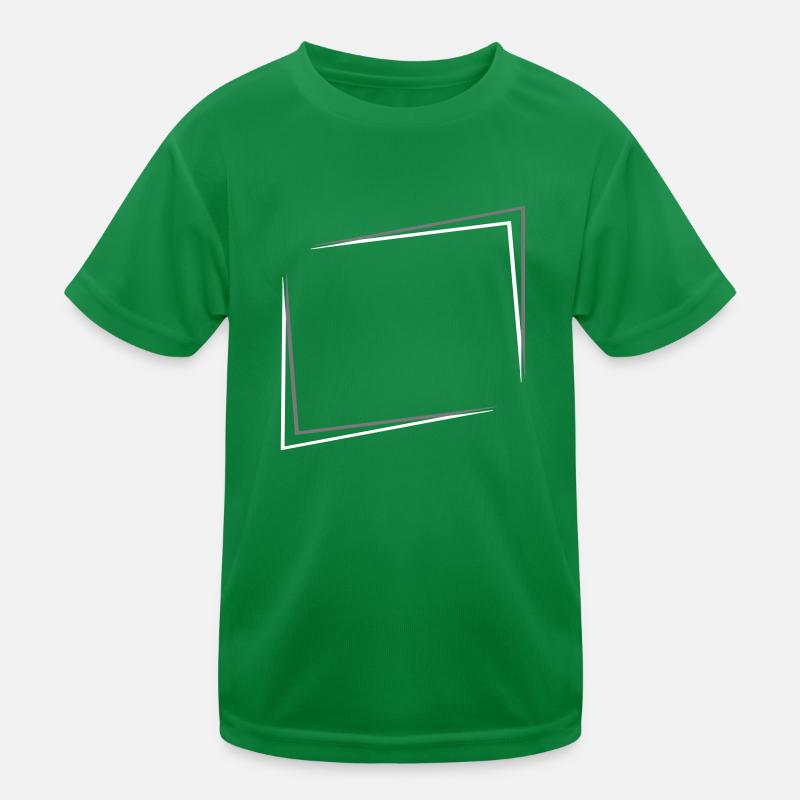 Border 3D effect Kids Functional T-Shirt