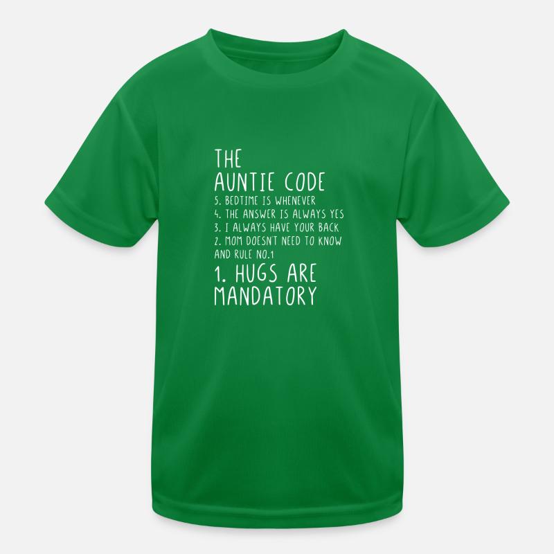 The Auntie Code Kinder Funktions-T-Shirt