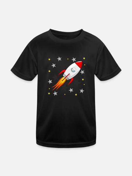 Rocket 1 - Kids Functional T-Shirt - black