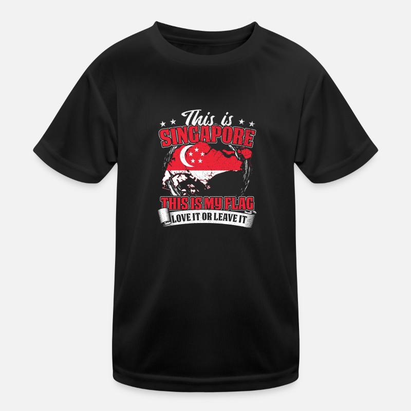 Il s’agit de Singapour T-shirt sport Enfant