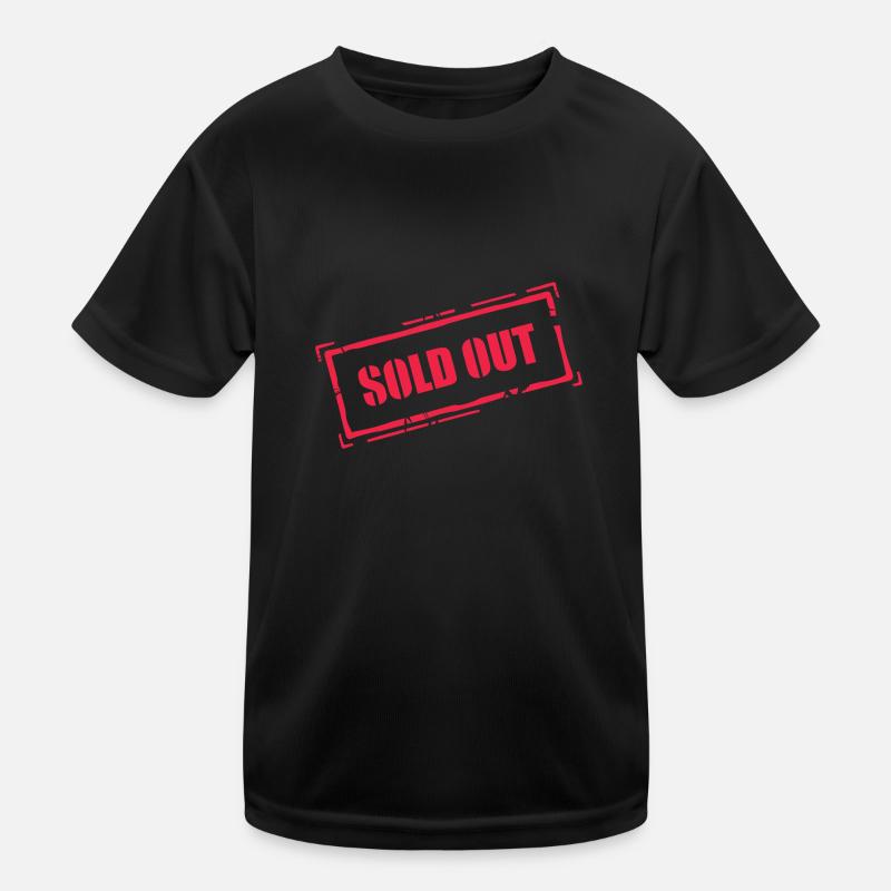 Sold Out Stamp (Red) Kids Functional T-Shirt