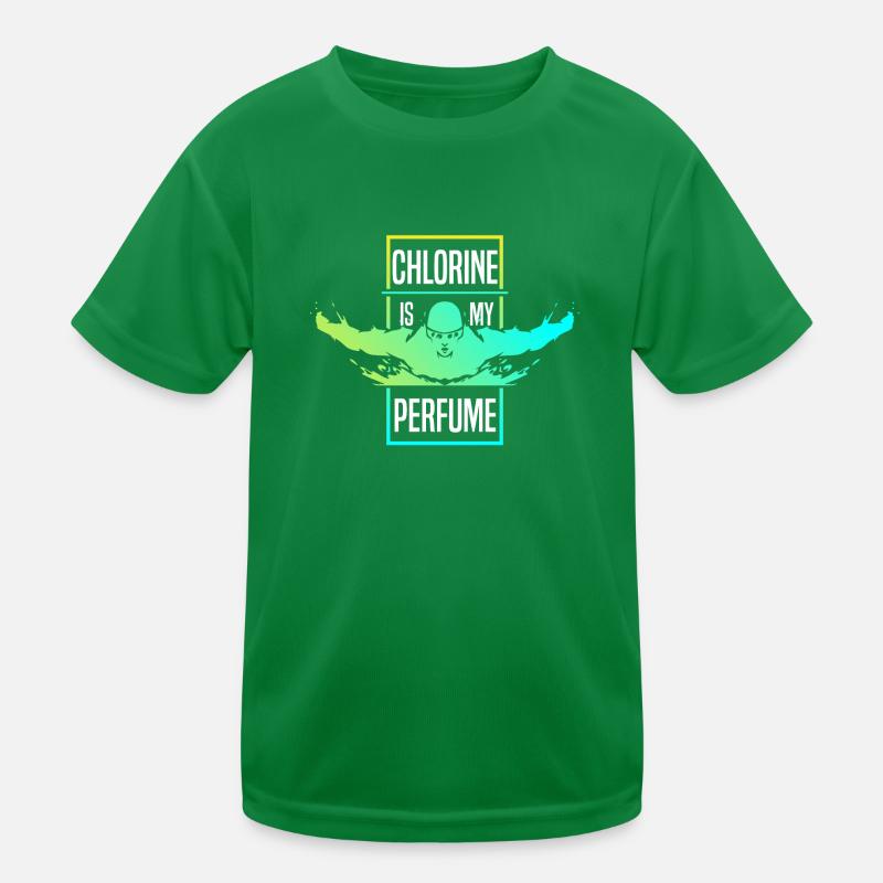 Chlorine is my perfume-funny Kids Functional T-Shirt