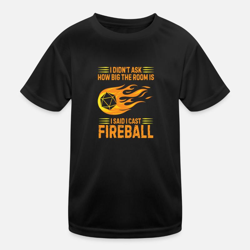 Fireball Geschenk Nerd Spruch Witz Kinder Funktions-T-Shirt