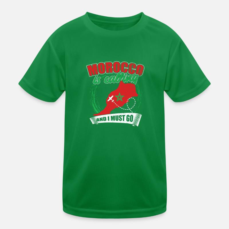 Morocco Calls Kids Functional T-Shirt
