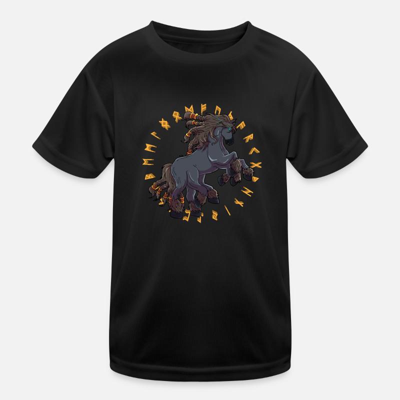 Sleipnir Le cheval d'Odin Viking T-shirt sport Enfant