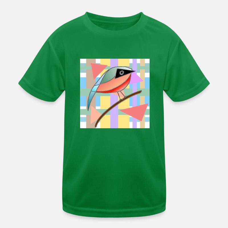 Vogel Kinder Funktions-T-Shirt