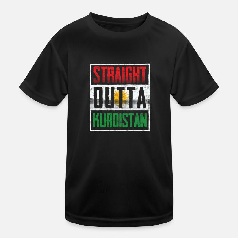 Direct from Kurdistan Kids Functional T-Shirt