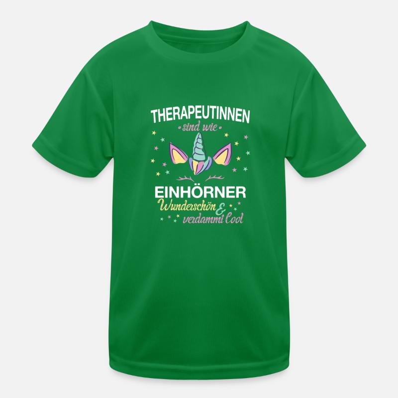 Therapeut Physiotherapeut Physio Beruf Spruch Kinder Funktions-T-Shirt