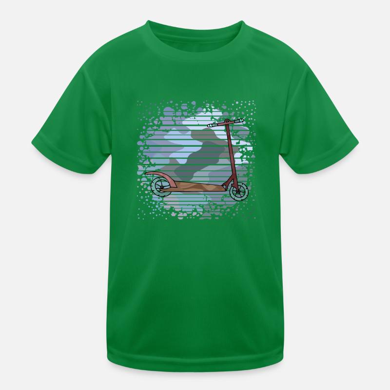 Roller Kinder Funktions-T-Shirt