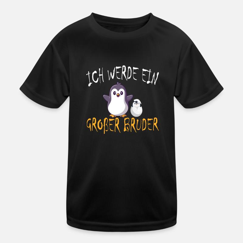 Ich werde ein großer Bruder Kinder Funktions-T-Shirt