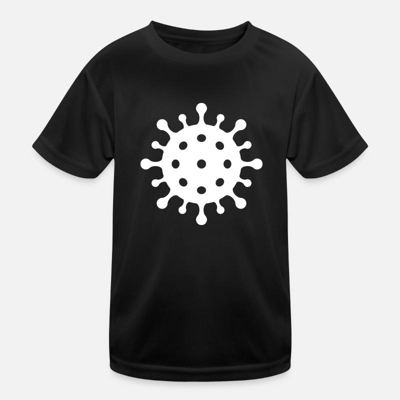 Corona Virus - Kids Functional T-Shirt - black