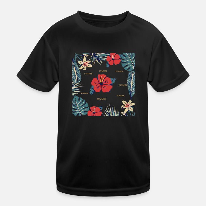 Sommer, Sommer, Sommer Kinder Funktions-T-Shirt
