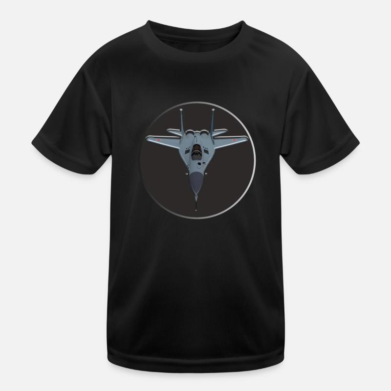 Fighter plane Kids Functional T-Shirt