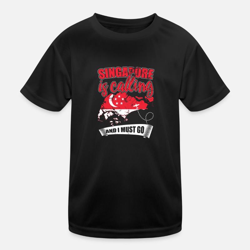 SINGAPOUR T-shirt sport Enfant