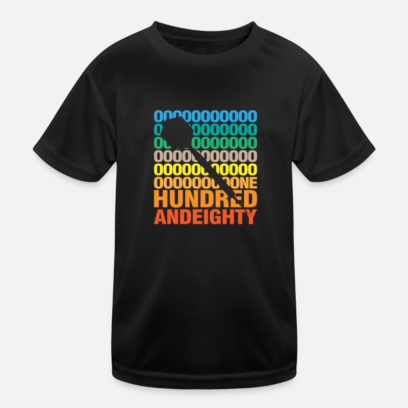 Hundred and eighty darts litter skewer saying gift Kids Functional T-Shirt