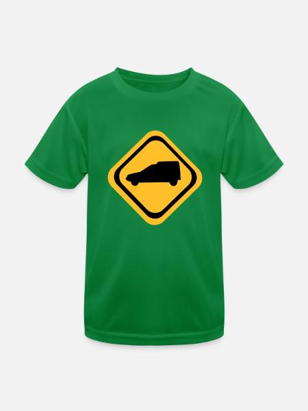 Route C15 - T-shirt sport Enfant - vert - Devant