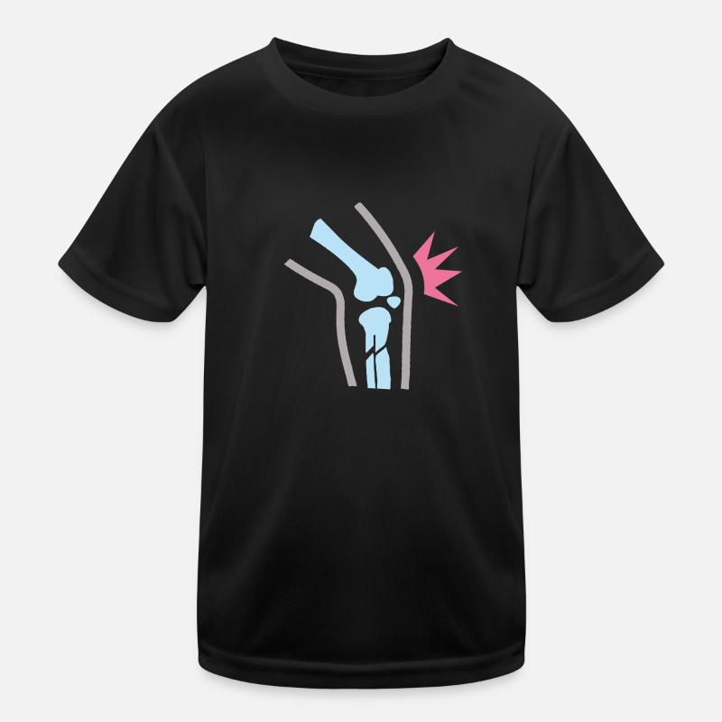 Knieschmerz Kinder Funktions-T-Shirt