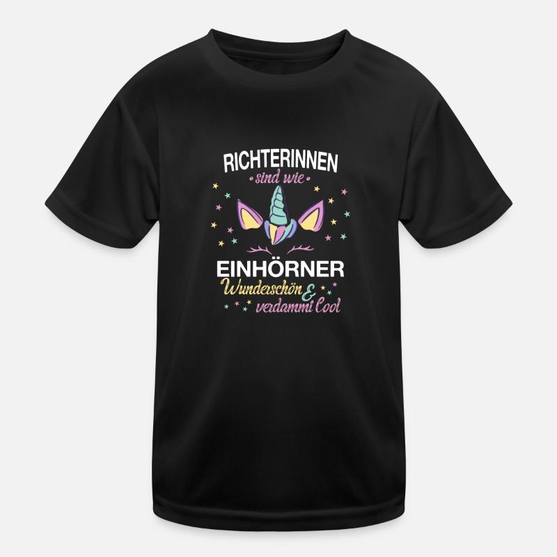 Richter Jura Rechtswissenschaft Beruf Spruch Kinder Funktions-T-Shirt