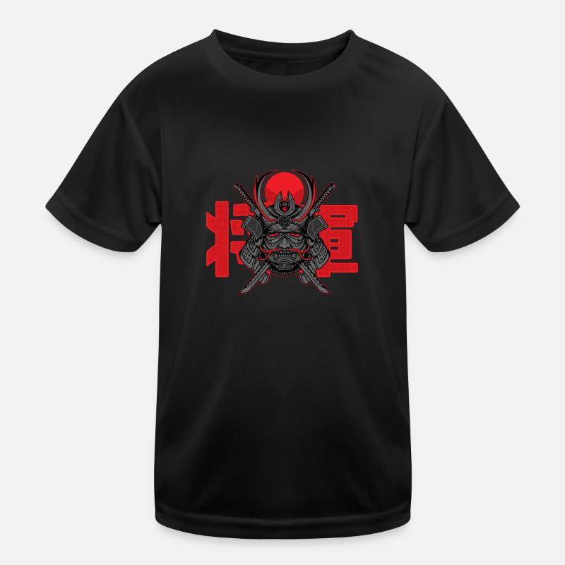 shogun samurai Kids Functional T-Shirt