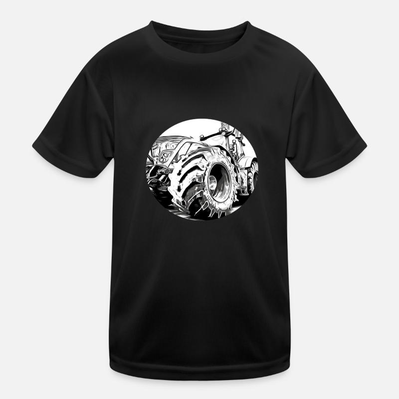 Traktor Kinder Funktions-T-Shirt