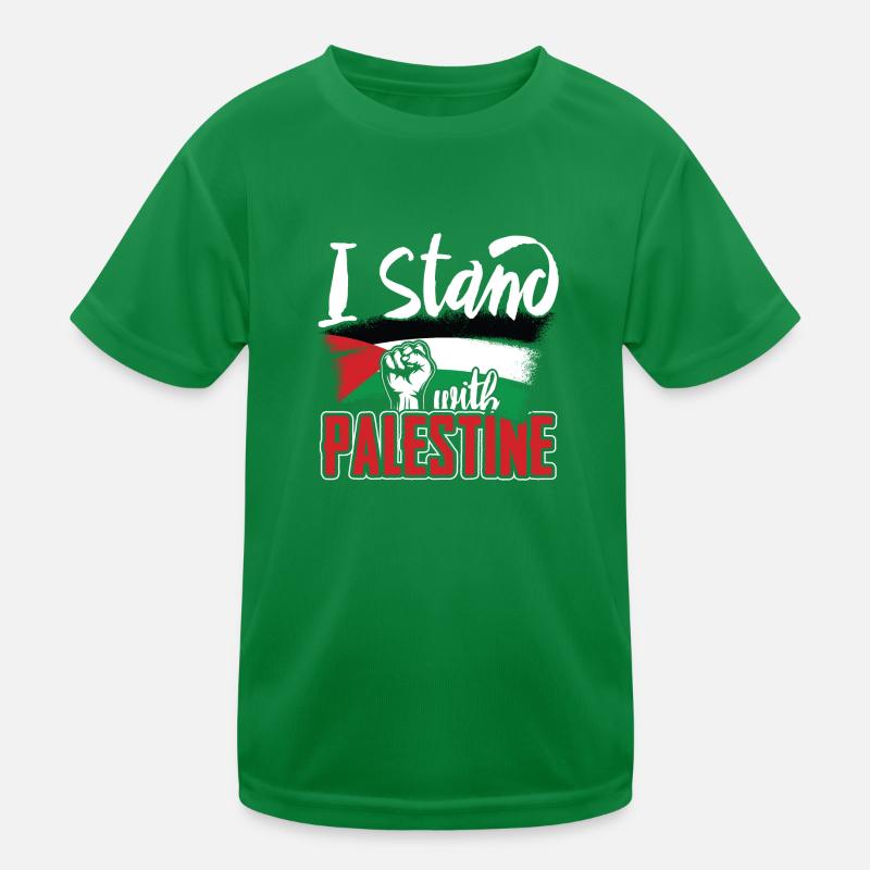 I stand by Palestine Kids Functional T-Shirt