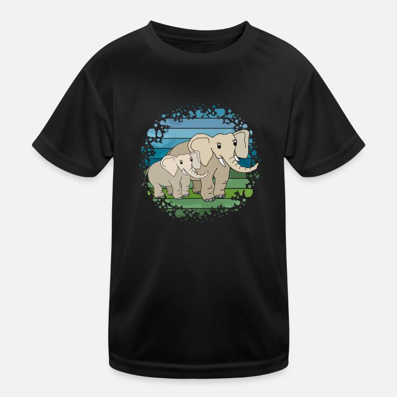 Elefant Kinder Funktions-T-Shirt