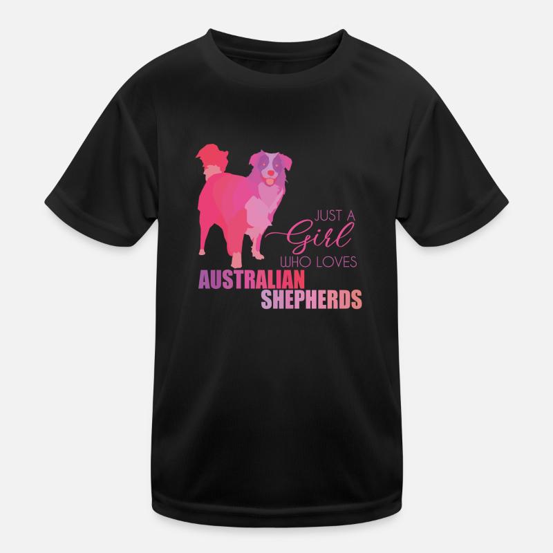 Australian Shepherd T-shirt sport Enfant