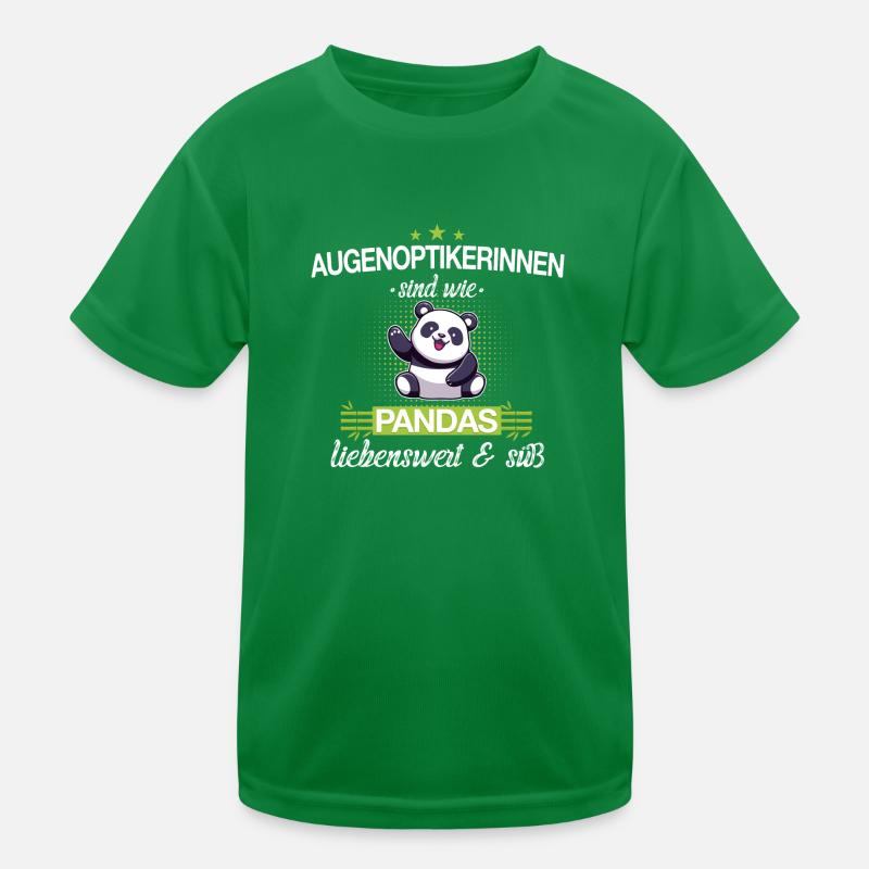 Optiker Optikerin Augenoptiker Beruf Spruch Kinder Funktions-T-Shirt