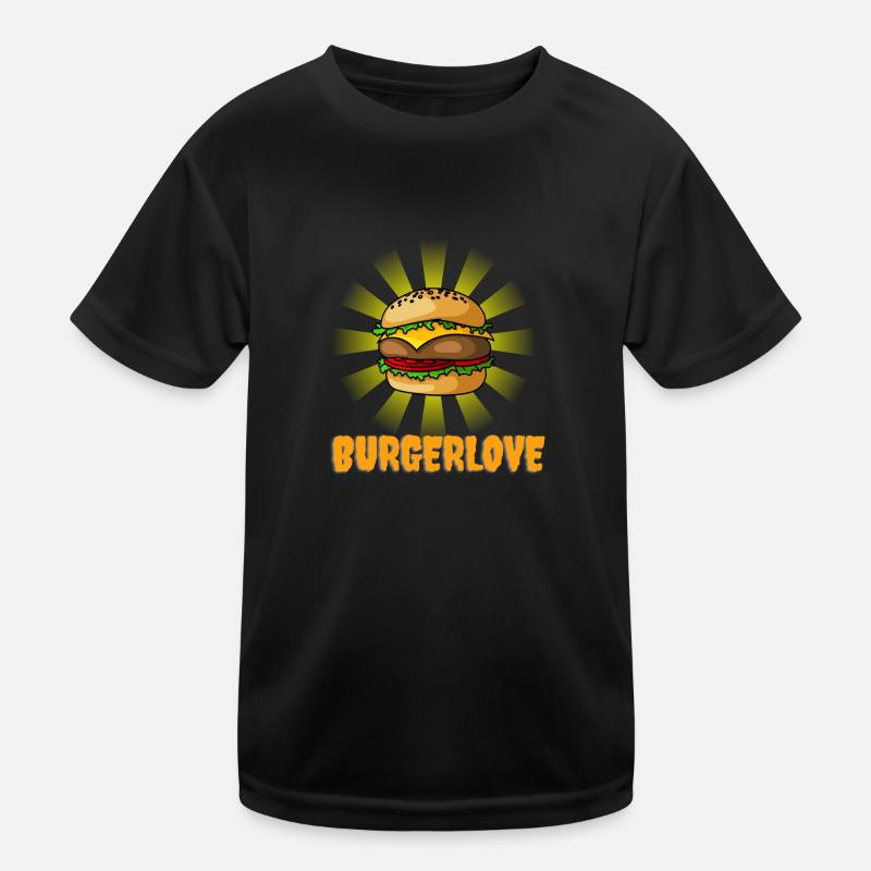 Burger love Kids Functional T-Shirt