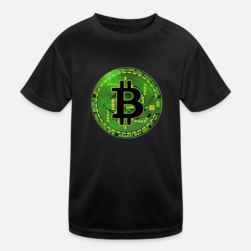 Bitcoin Kinder Funktions-T-Shirt