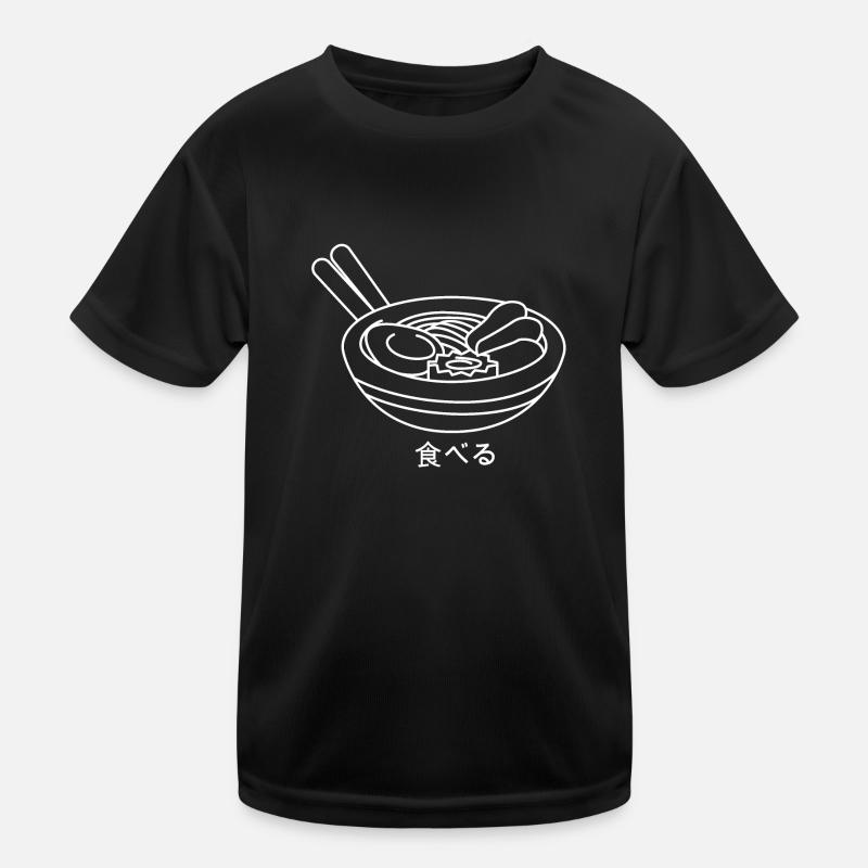 Ramen - Kids Functional T-Shirt - black