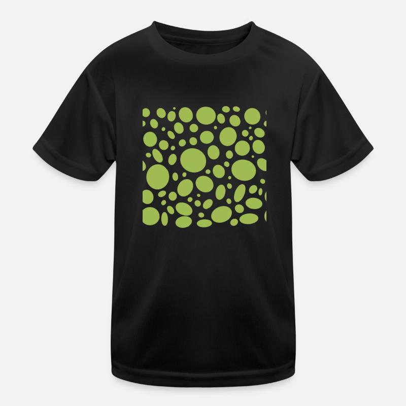 Green dots Kids Functional T-Shirt
