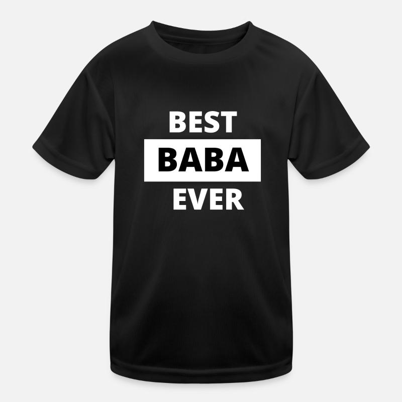 Hediyelik Türkisch Geschenkidee Best Baba Ever Kinder Funktions-T-Shirt