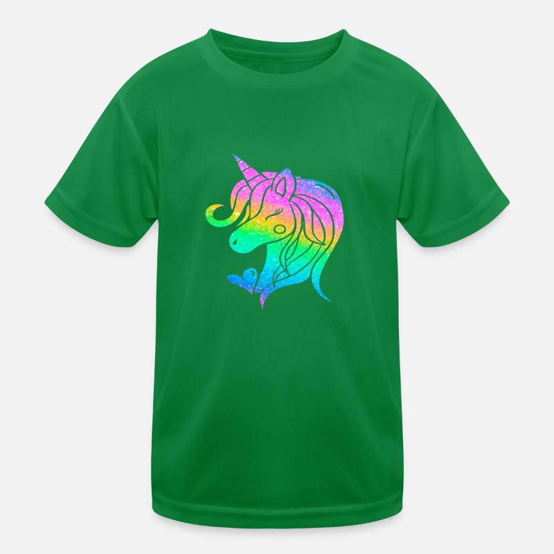 Licorne à paillettes T-shirt sport Enfant